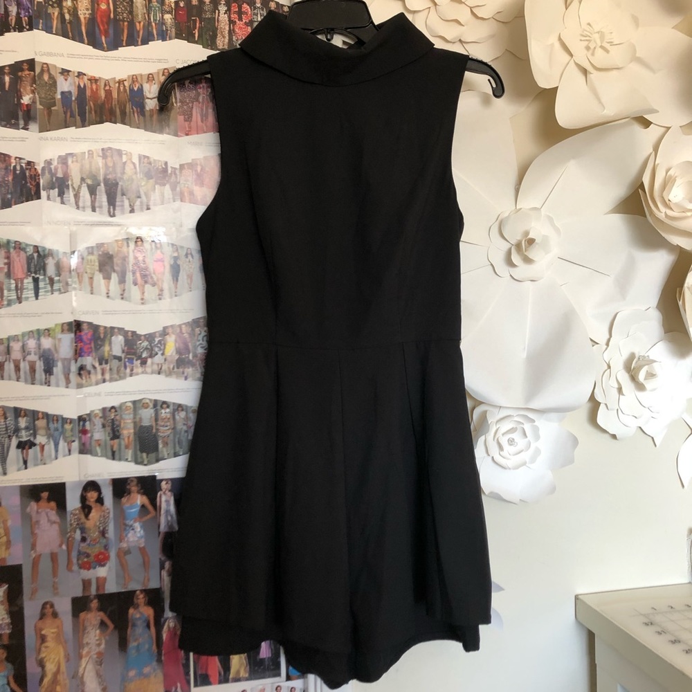 LF (Faith in Love) Mock Neck Sleeveless Romper